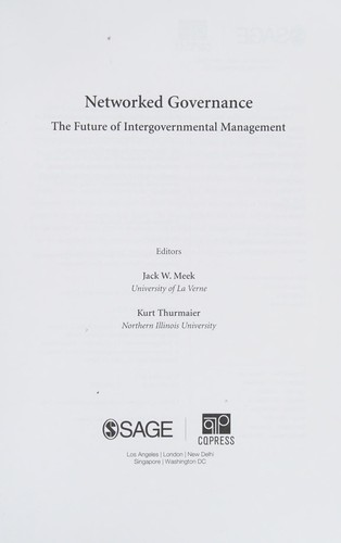 Networked Governance