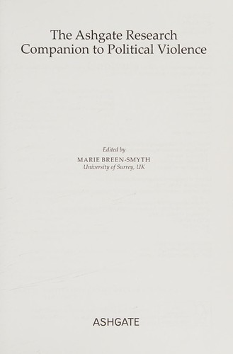 The Ashgate research companion to political violence
