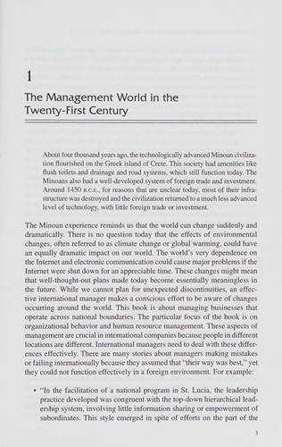 International perspectives on organizational behavior and human resource management