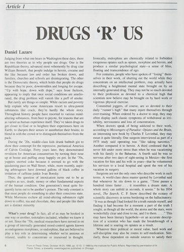 Drugs, Society and Behavior 95/96