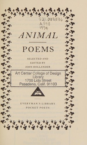 Animal Poems