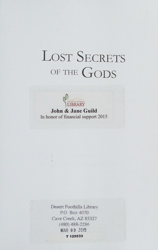 Lost secrets of the gods