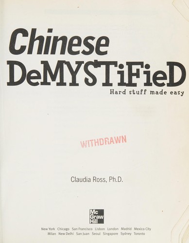 Chinese demystified