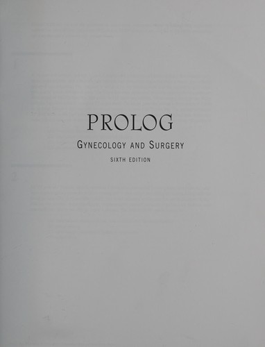 PROLOG gynecology and surgery
