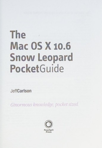The Mac OS X 10.6 Snow Leopard