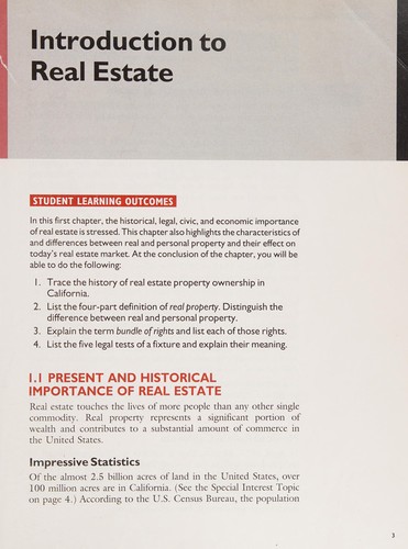 California real estate principles