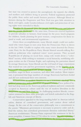 Debating the American conservative movement