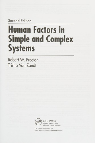 Human factors in simple and complex systems