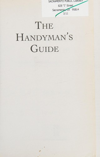 The handyman's guide
