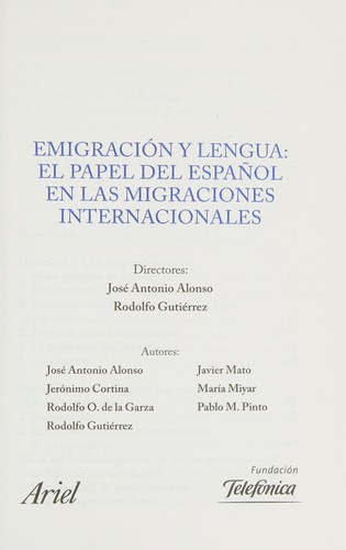 Emigración y lengua