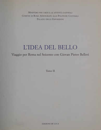 L'idea del bello