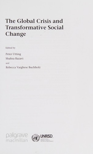 The Global Crisis and Transformative Social Change