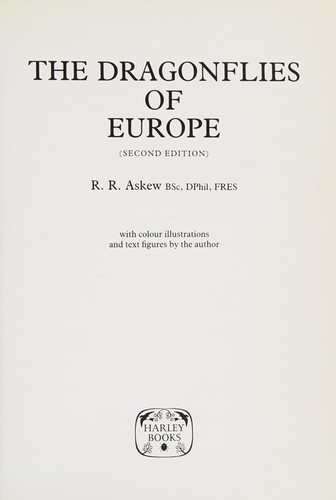 Dragonflies of Europe