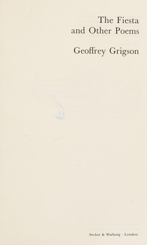 The Fiesta and Other Poems