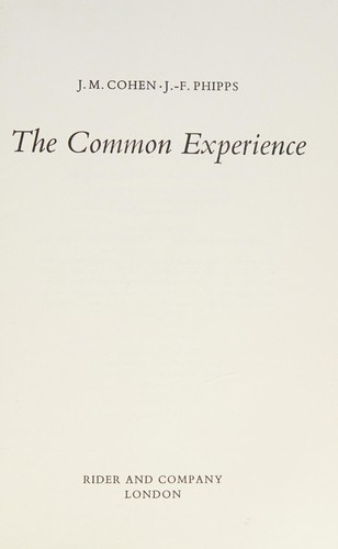 The Common Experience