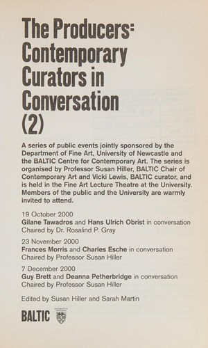 Producers: Contemporary Curators in Conversation