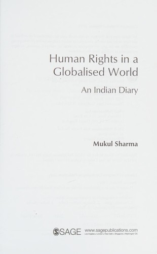 Human Rights in a Globalised World