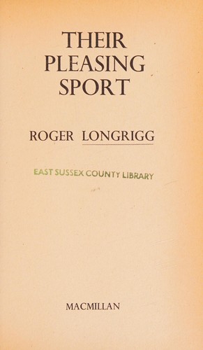 Their pleasing sport