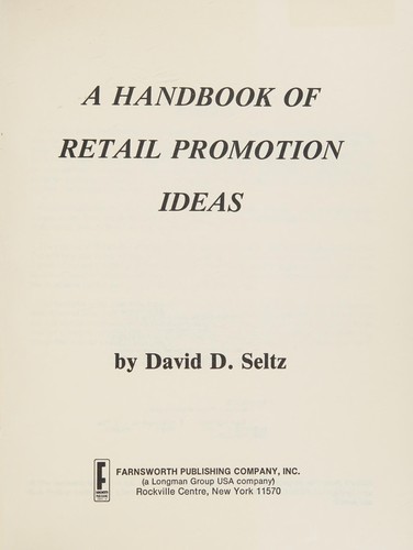 A Handbook of Retail Promotion Ideas