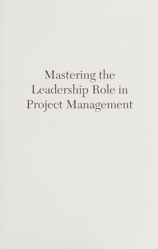 Mastering the Leadership Role in Project Management