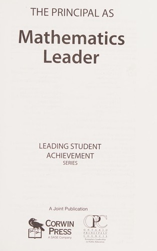 The principal as mathematics leader