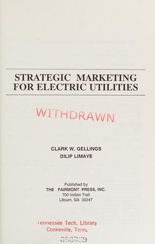 Strategic marketing for electric utilities