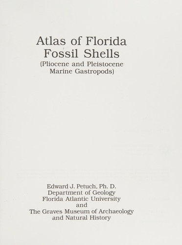Atlas of Florida fossil shells