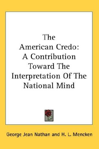 The American Credo
