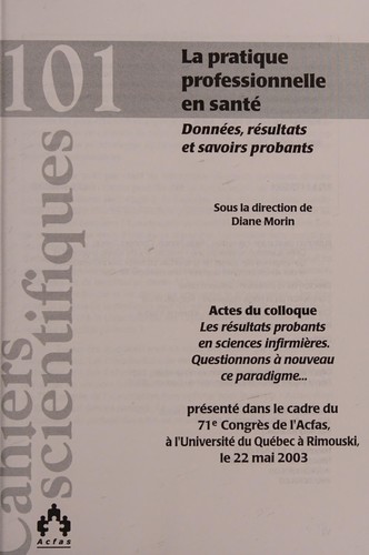 La pratique professionnelle en santé