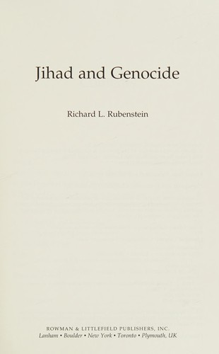 Jihad and genocide