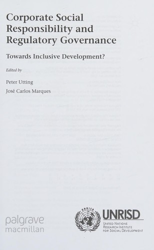 Corporate Social Responsibility and Regulatory Governance