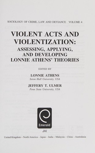 Violent acts and violentization
