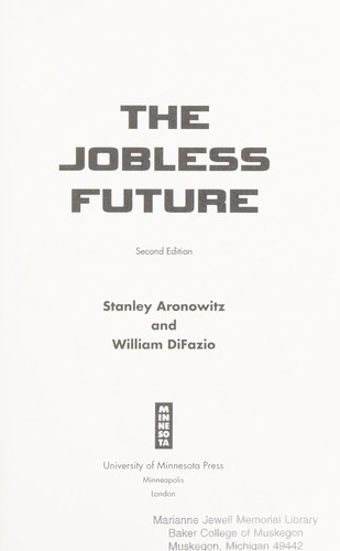 The Jobless Future