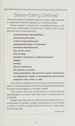 The Stress-Eating Cure