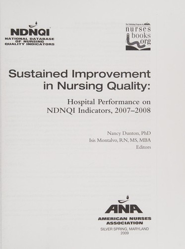 Sustained Improvement in Nursing Quality