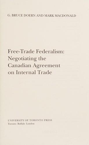 Free Trade Federalism