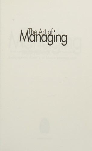 The art of managing