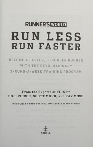 Runner's World Run Less, Run Faster