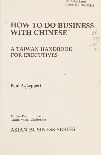 How to Do Business with Chinese