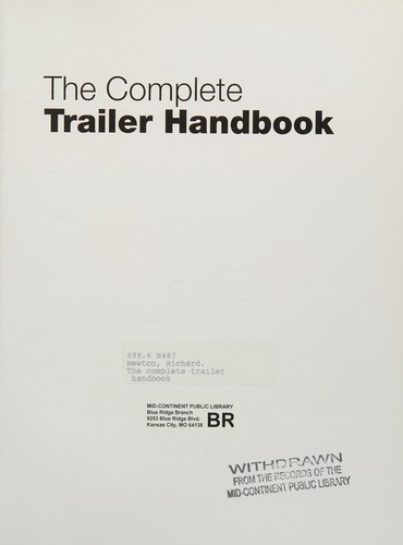 The complete trailer handbook