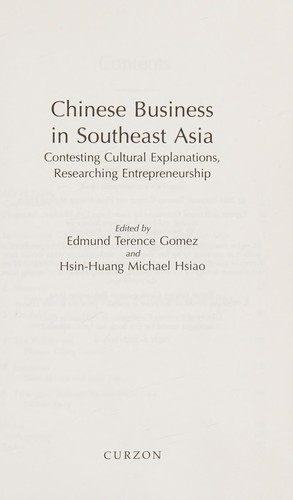 Chinese Business in Southeast Asia