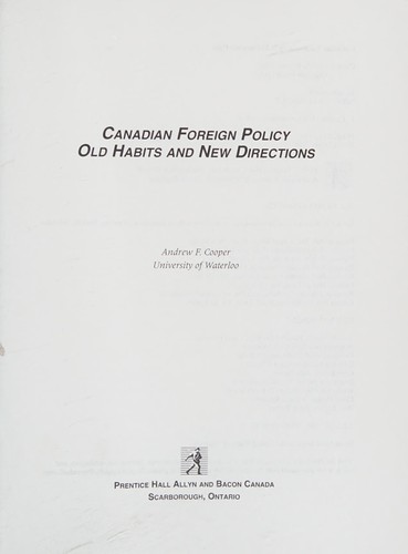 Canadian Foreign Policy