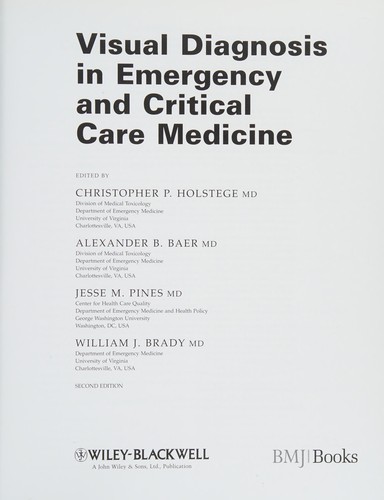 Visual diagnosis in emergency and critical care medicine
