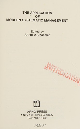 The Application of modern systematic management