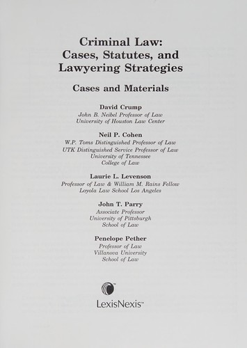 Criminal Law