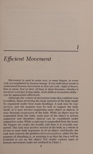 Efficiency of Human Movement