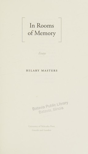 In Rooms of Memory