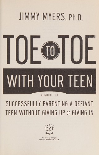Toe-to-toe with your teen