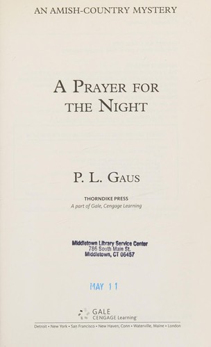 A Prayer for the Night