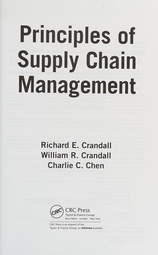 Principles of Supply Chain Management